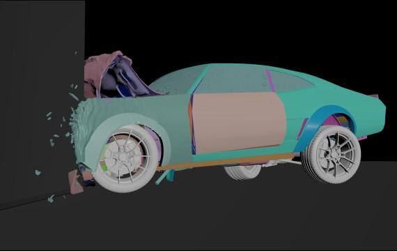Houdini 汽车破坏特效终极教程： 从高模到完整破坏模拟全流程 - GFXHUB