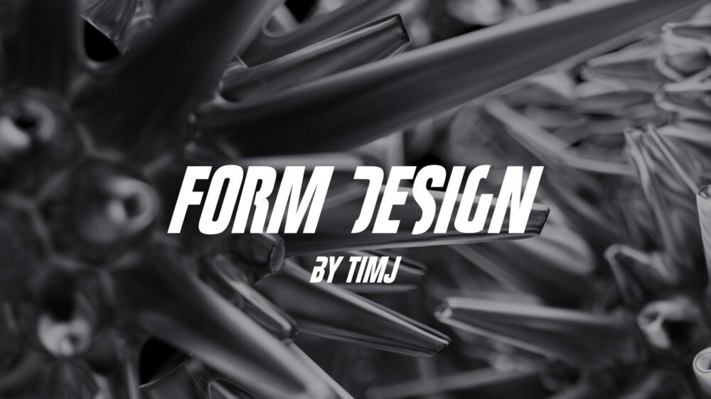 Houdini形态设计大师课：TimJ的程序化风格帧与几何系统教程