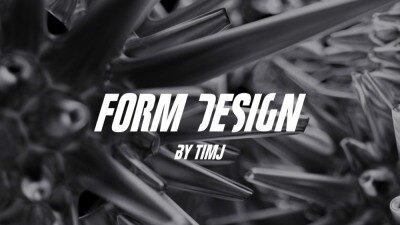 Houdini形态设计大师课：TimJ的程序化风格帧与几何系统教程