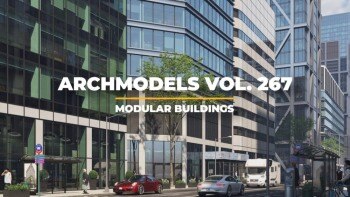 Archmodels vol. 267 高品质模块化建筑3D模型