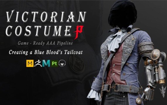 10套ZBrush/MD/Clo3D/SP角色护甲布料服装建模教程+工程文件 Clothing & Armor Tutorials FlipBox