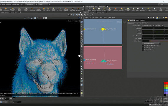 奇幻生物纹理与视觉开发：专业VFX工作流程详解