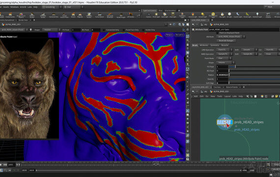 奇幻生物纹理与视觉开发：专业VFX工作流程详解