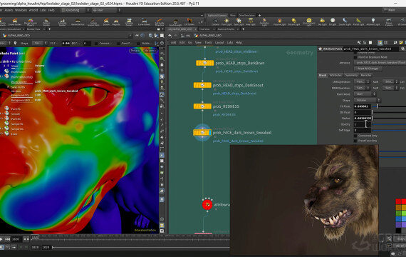 奇幻生物纹理与视觉开发：专业VFX工作流程详解