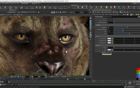 奇幻生物纹理与视觉开发：专业VFX工作流程详解