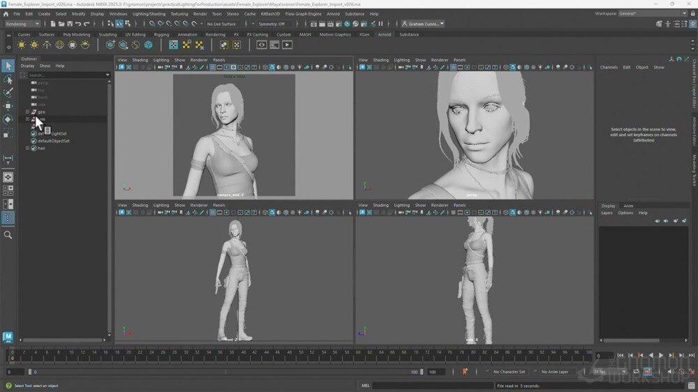 实用灯光与合成：从Maya到Nuke的电影级镜头制作指南