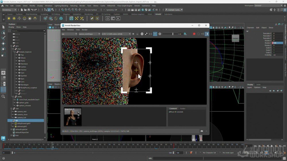实用灯光与合成：从Maya到Nuke的电影级镜头制作指南