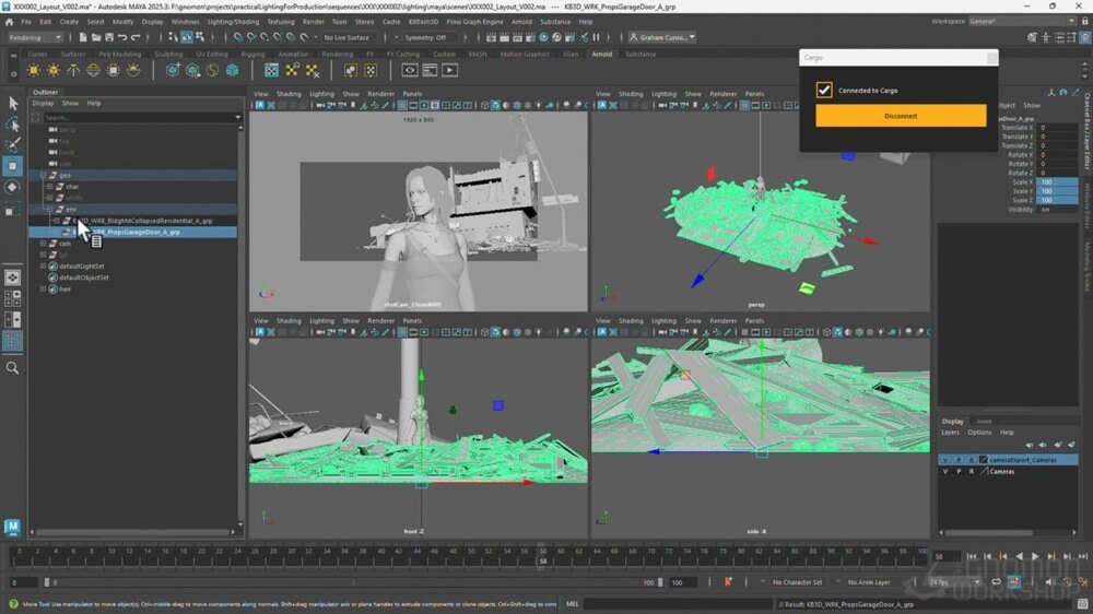 实用灯光与合成：从Maya到Nuke的电影级镜头制作指南