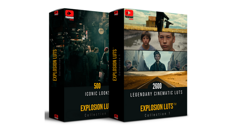 3100+专业电影级LUTs调色预设，一键转换画面质感 EXPLOSION™ Cinematic LUTs Collection 1&2