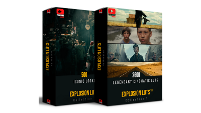3100+专业电影级LUTs调色预设，一键转换画面质感 EXPLOSION™ Cinematic LUTs Collection 1&2