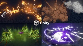 AAA级Unity VFX制作全流程：打造游戏就绪的优化特效（含中文字幕）