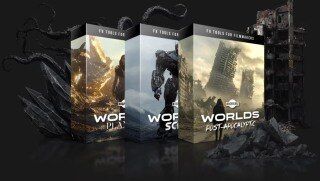 3500+专业4K末日、科幻与行星场景扩展4K遮罩素材 | Worlds – Set Extension Packs