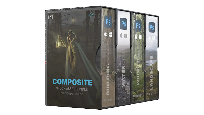 1万+合成素材合集 37.5GB 高清背景图库 Composite Stock Assets & Backgrounds - GFXHUB