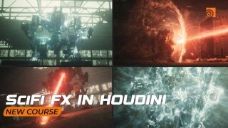 《Houdini科幻特效制作大师课》：专业级SOPs与DOPs工作流深度解析(含中文字幕)