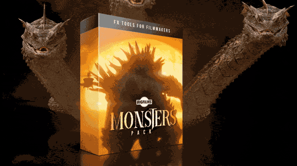 史诗级怪兽特效素材包，打造专属震撼怪兽宇宙 Bigfilms – Monsters Pack