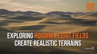 Houdini 高度场地形制作课｜零基础到中级，打造影视游戏级写实地形全流程（中文字幕）