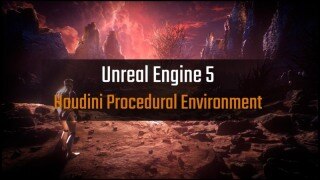 Houdini 程序化环境创作 + UE5.7 整合实战课｜精通悬崖地形树木生成（中文字幕）