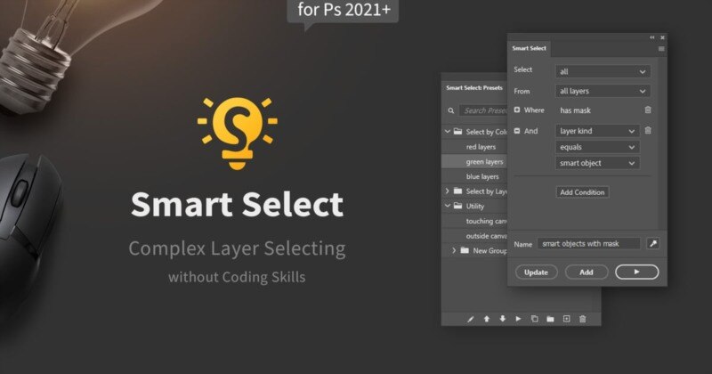 PS插件-智能复杂图层批量选择工具 Smart Select – Complex Layer Selecting - GFXHUB