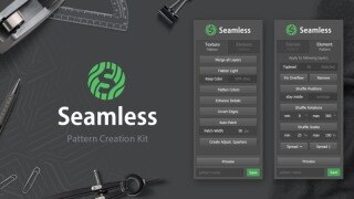 PS插件一键制作无缝平铺图案纹理工具 Seamless Pattern Creation Kit