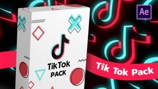 AE模板-抖音短视频专属包装工具 互动引导动画合集 TikTok Pack
