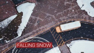 Falling Snow 自然飘落雪花特效素材｜冬季电影级下雪视频素材