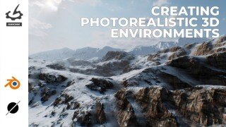 Blender+World Creator 照片级 3D 写实环境创作全流程（中文字幕）
