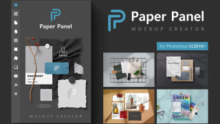 PS插件-一站式纸张样机 & 情绪板快速生成工具 Paper Panel Mockup Creator