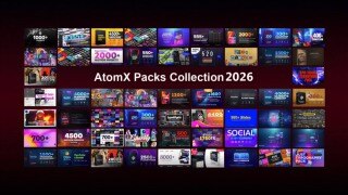 AtomX Packs Collection 2026 全能视频特效合集｜AE/PR 专属万款素材包重磅更新