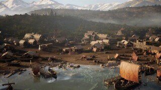 Unreal Engine 5 快速场景搭建教程：开放世界环境制作全流程（中文字幕）