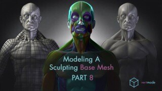 3D 艺术家人体解剖学精通教程：Maya+ZBrush 角色建模全流程（中文字幕）