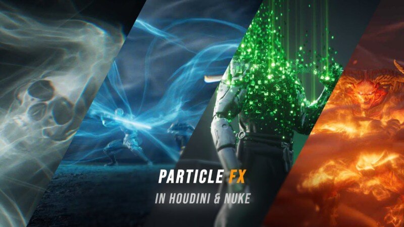 Houdini & Nuke 粒子特效大师课：影视级魔法与爆炸效果全流程（中文字幕） - GFXHUB