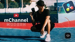 50款达芬奇频道包装视觉图形动画预设包 mChannel Modern DVR