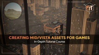 UE5+3ds Max+World Creator 制作游戏场景资产全流程（中文字幕）