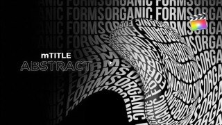FCPX模板-抽象艺术标题预设包 打造潮流动态视频文字视觉 mTitle Abstract 