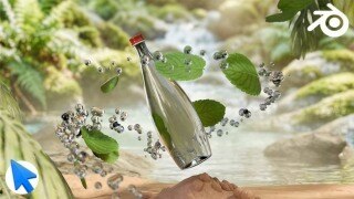 Blender VFX 粒子特效精通教程 Vol.1 自然流体魔法影视级 VFX