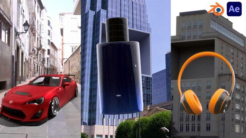 Blender 零基础 CGI/VFX 广告制作教程：从实拍素材到商业级成品（中文字幕） - GFXHUB