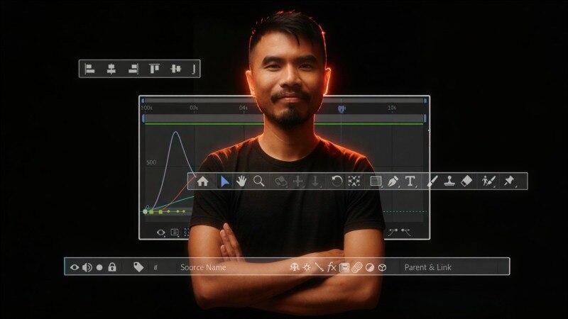 After Effects 零基础入门教程｜突破剪辑局限，做出专业动态视觉（中文字幕） - GFXHUB