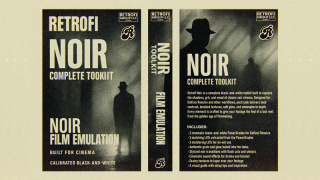 Retrofi Noir 黑白胶片模拟工具箱｜DaVinci Resolve 专业 Noir 电影感调色套装
