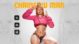 Power – Chainsaw Man 电锯人角色帕瓦 3D 模型｜Blender+UE4 角色资产