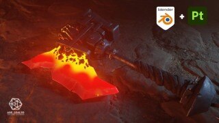 Blender 3D 武器全流程教程：从零打造 AAA 级游戏道具（中文字幕）