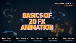 2D FX 手绘特效动画全精通｜火焰烟雾流体雷电实战课（中文字幕）