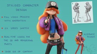 2D+3D 风格化角色设计全流程实战课（中文字幕）