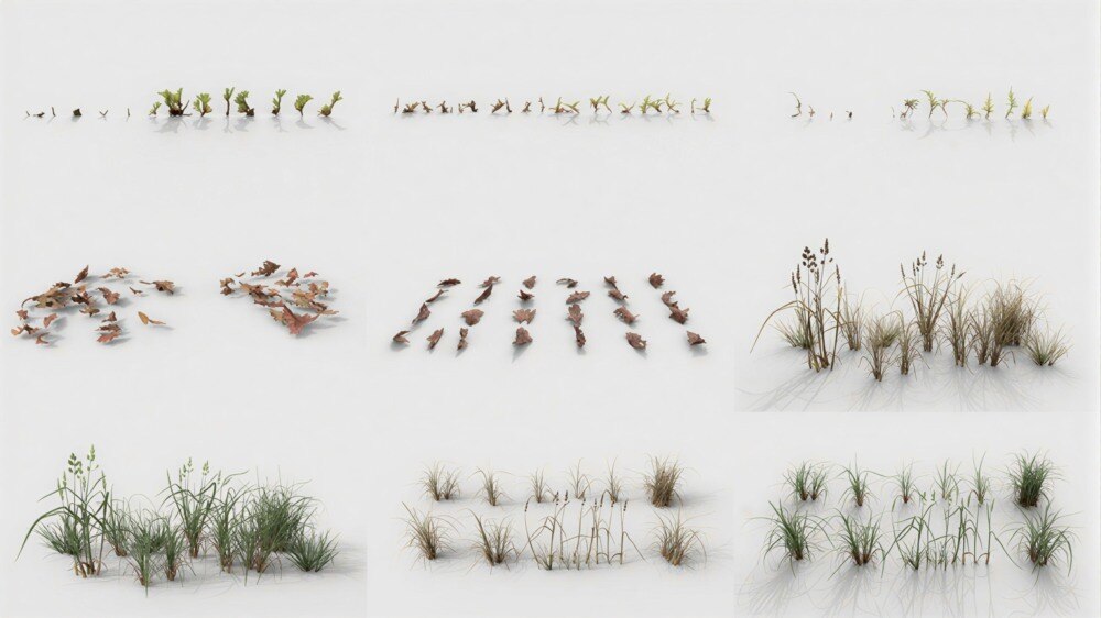 Graswald植被资源库 + Gscatter散射插件下载 |（支持Blender / UE5 / C4D  / Max） - GFXHUB