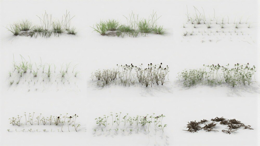 Graswald植被资源库 + Gscatter散射插件下载 |（支持Blender / UE5 / C4D  / Max） - GFXHUB