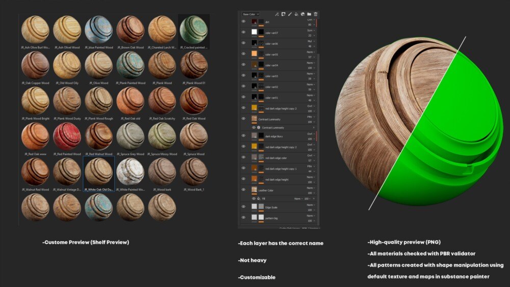 Wood Smart Materials Vol 02 高精度木质智能材质合集 - GFXHUB