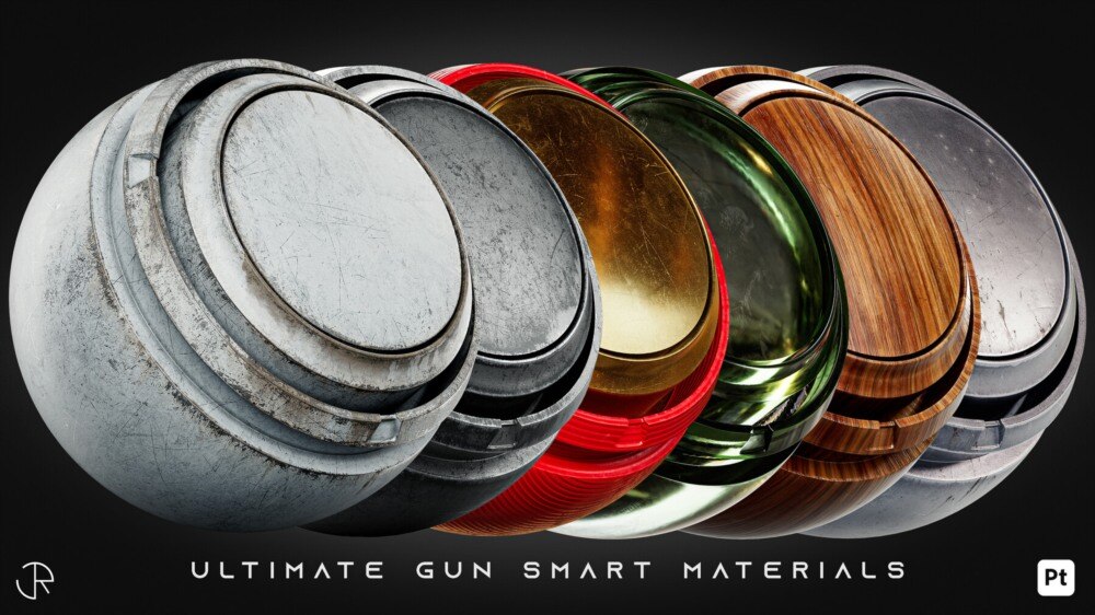 Ultimate Gun and Weapon Smart Materials 43 组枪械武器智能材质 - GFXHUB