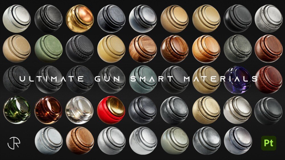 Ultimate Gun and Weapon Smart Materials 43 组枪械武器智能材质 - GFXHUB