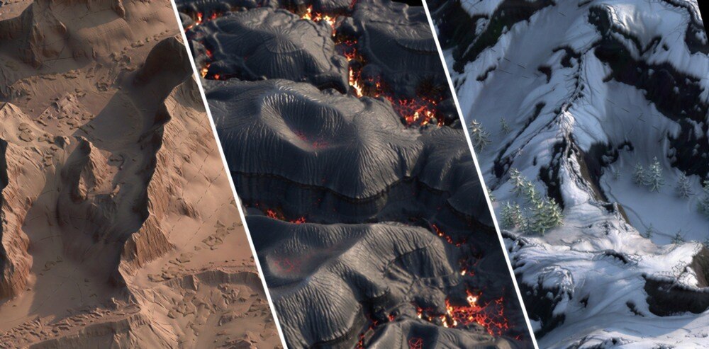Houdini A-Z 完全地形手册｜荒漠 / 火山 / 雪地程序化地形全教程 - GFXHUB