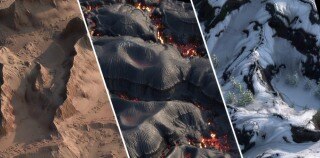Houdini A-Z 完全地形手册｜荒漠 / 火山 / 雪地程序化地形全教程