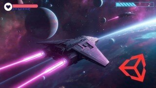 Unity 2D 游戏开发实战：从零制作太空射击游戏｜零基础入门